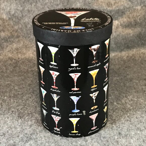 Martini Glass "Love My Martini" Hand Painted 7 OZ Glass Artist Lolita - Picture 12 of 12